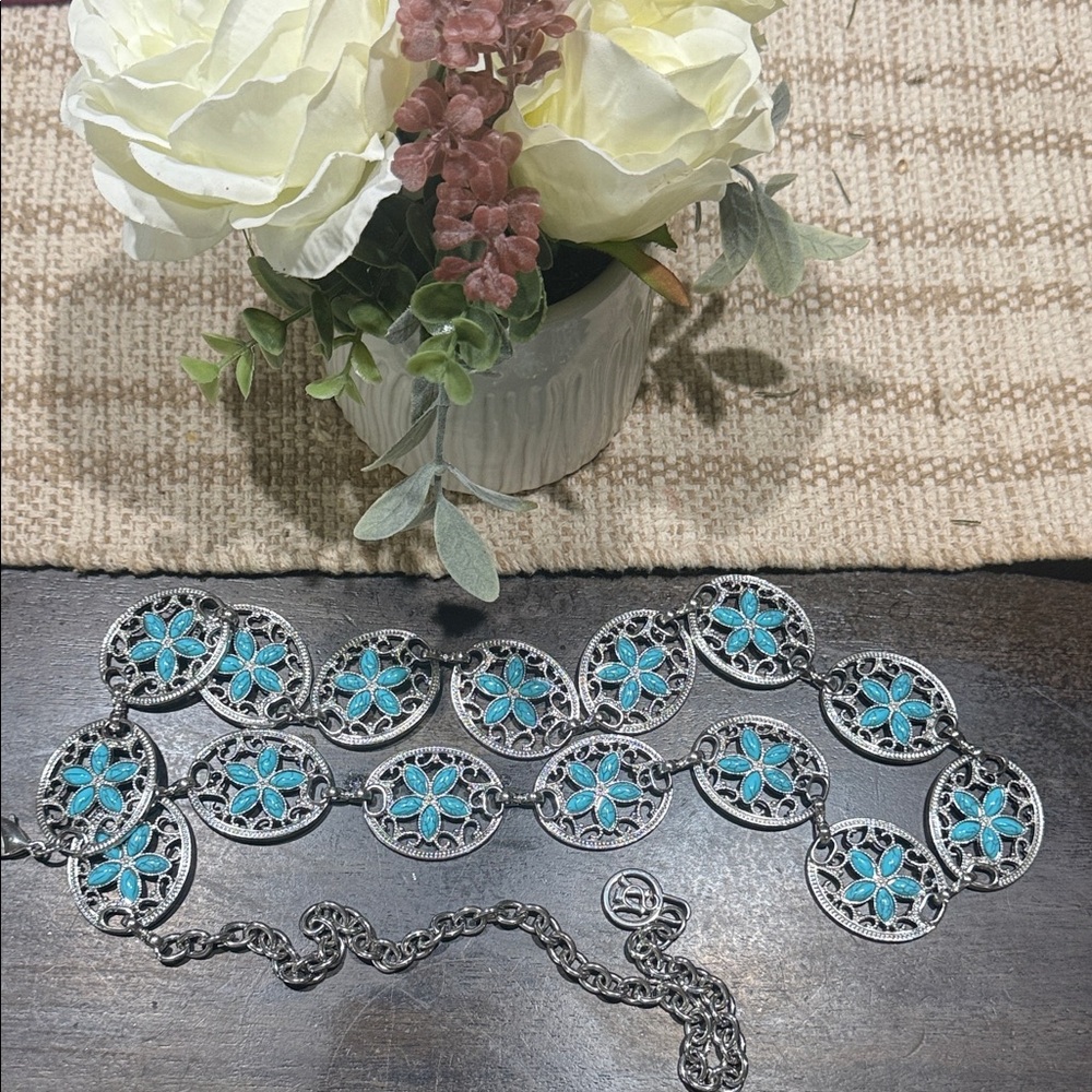 Turquoise Concho belt